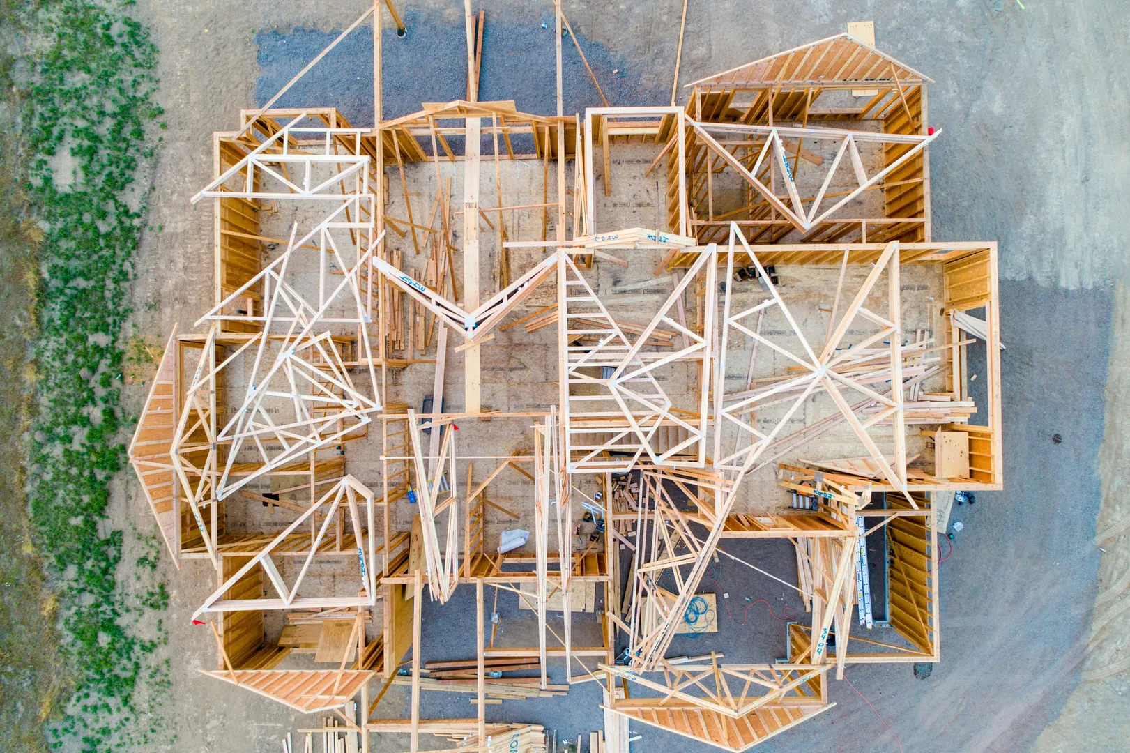 Aerial Construction Site